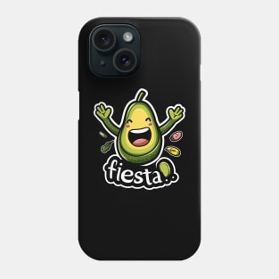 Happy cinco de mayo fiesta cute avocado Phone Case