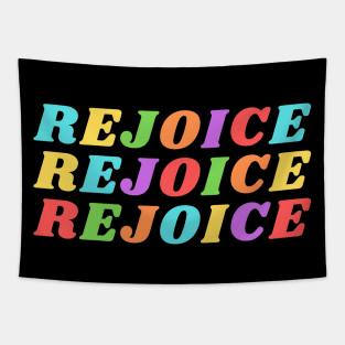 Rejoice | Christian Tapestry