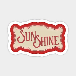 Retro Sunshine Magnet