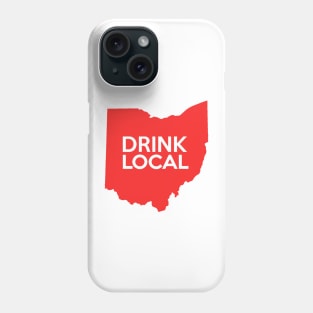 Ohio Drink Local OH Red Phone Case