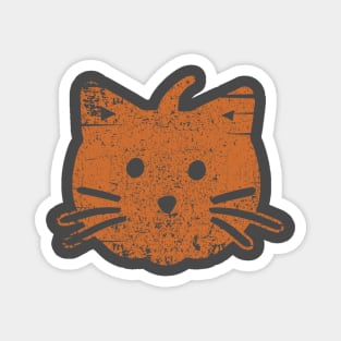 Cute Cat Lover Vintage Style Halloween Pumpkin Costume Idea Magnet