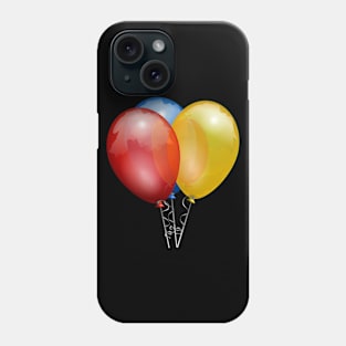 Christmas Balloons Decorations Phone Case