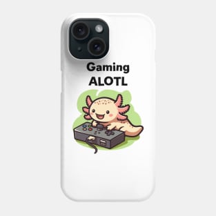 Kawaii Axolotl Gaming Phone Case