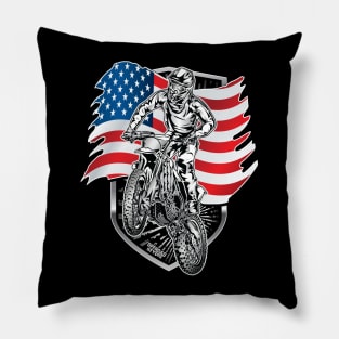 USA Motocross Pillow