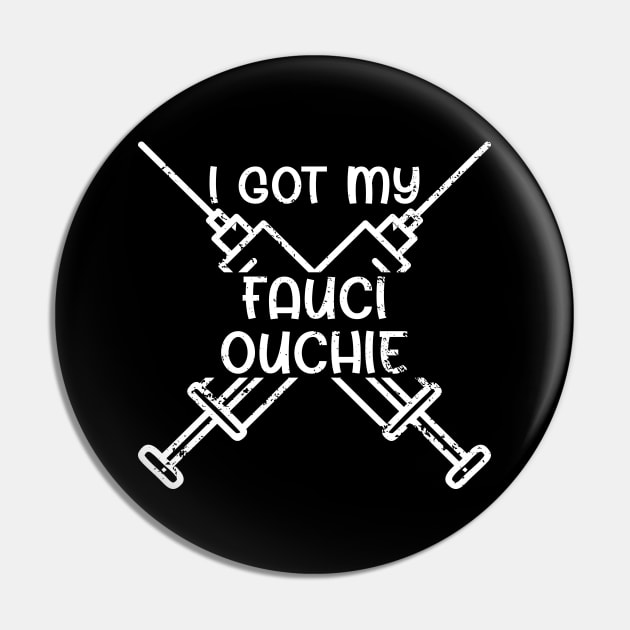 Funny Vaccinated Immunization Supporter Pin by ArtedPool