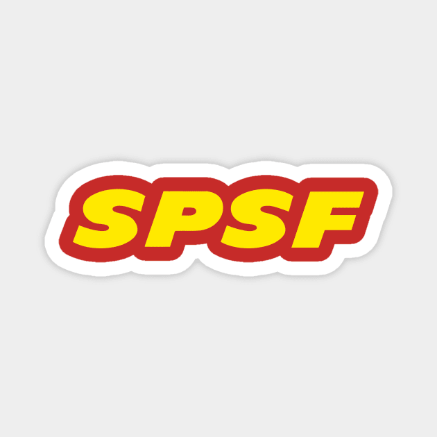 SPSF Yellow Logo Magnet by Kodachrome Railway Colors