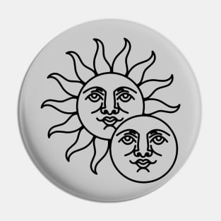 Sun & Moon Pin