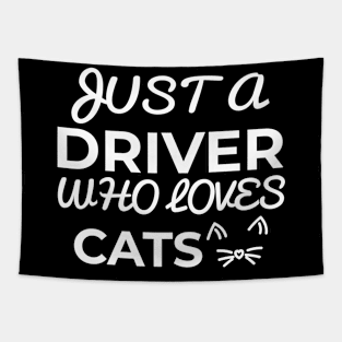 driver cat Tapestry