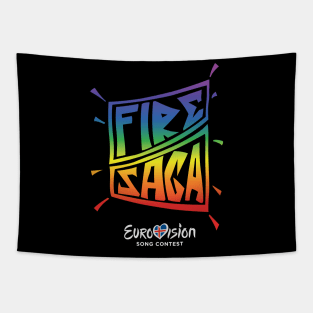 Fire Saga Logo (flyer version) Tapestry