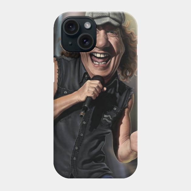 Brian Johnson Phone Case by AndreKoeks