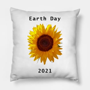 Sunflower for Earth Day 2021 Pillow