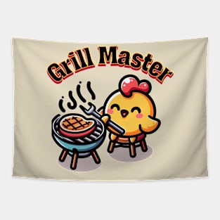 Chicken Grill Master Tapestry