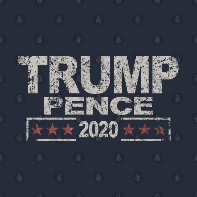 Distressed Donald Trump Mike Pence 2020 by Etopix