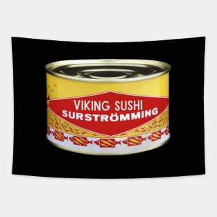 Viking Sushi Surströmming Tapestry