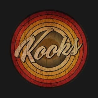 arjunthemaniac, circle retro faded The Kooks T-Shirt