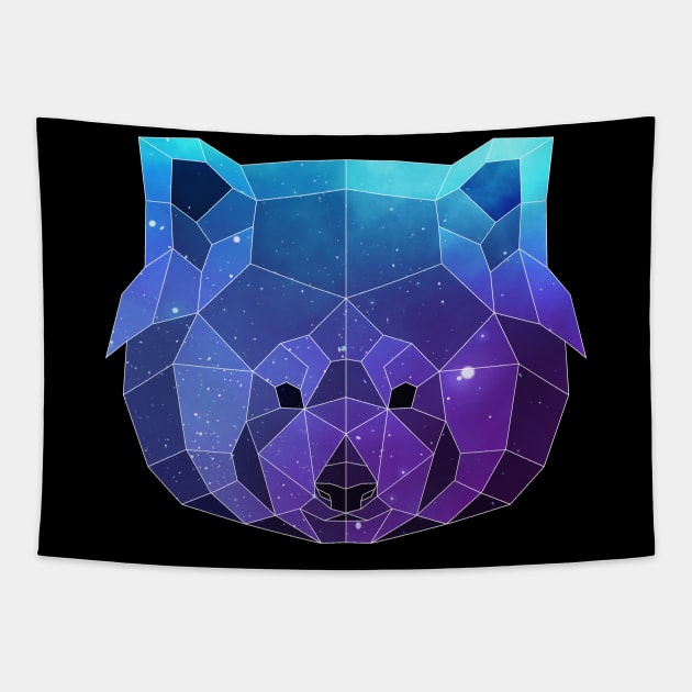 Galaxy Red Panda Tapestry by Jay Diloy