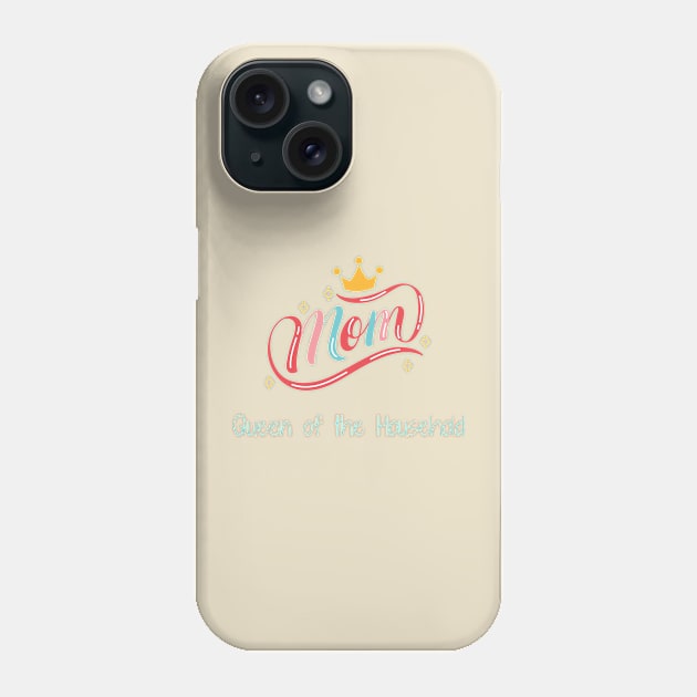Queen, Mothers Day, Gift for Wife Phone Case by Peacock-Design