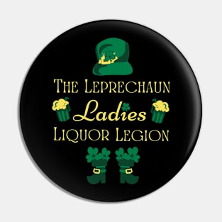 Leprechaun Ladies Liquor Legion Pin