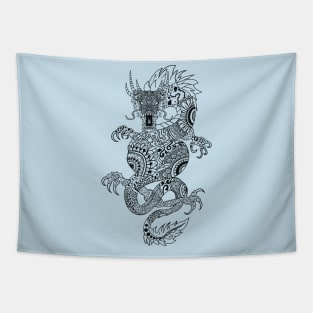 Dragon Mandala Tatoo Streetwear T-Shirt Tapestry