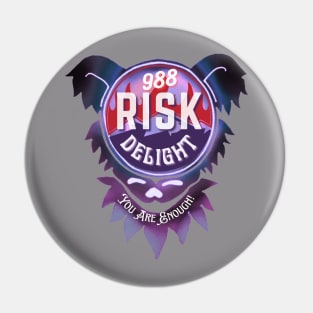 Deadhead Risk Delight 988 Suicide Prevention Pin