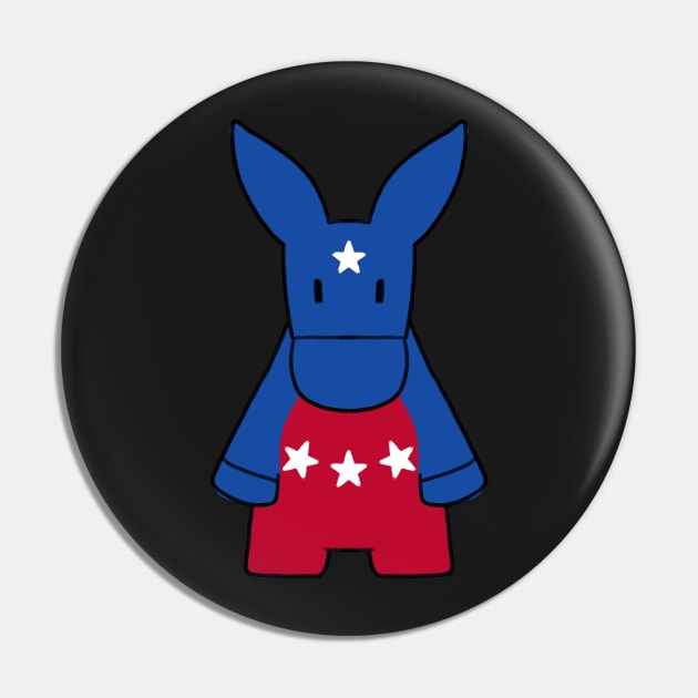 Democratic Donkey Pin by COOLKJS0