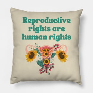 Reproductive Rights Are Human Rights Pillow