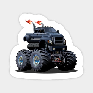 Cartoon monster truck Magnet