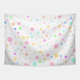 Kawaii Rainbow Drops Tapestry