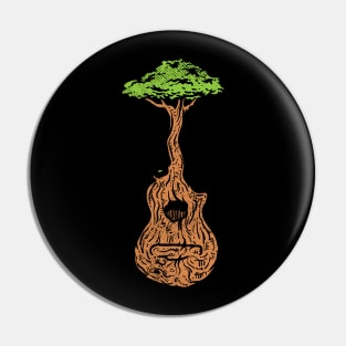 Guitar Tree Pin