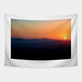 Mountain Sunset Tapestry