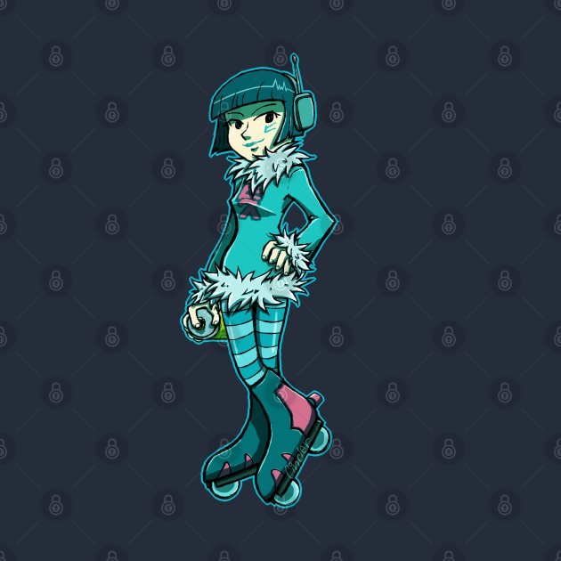 Mew Jet Set Radio by IngoPotato