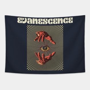 Hand Eyes Evanescence Tapestry