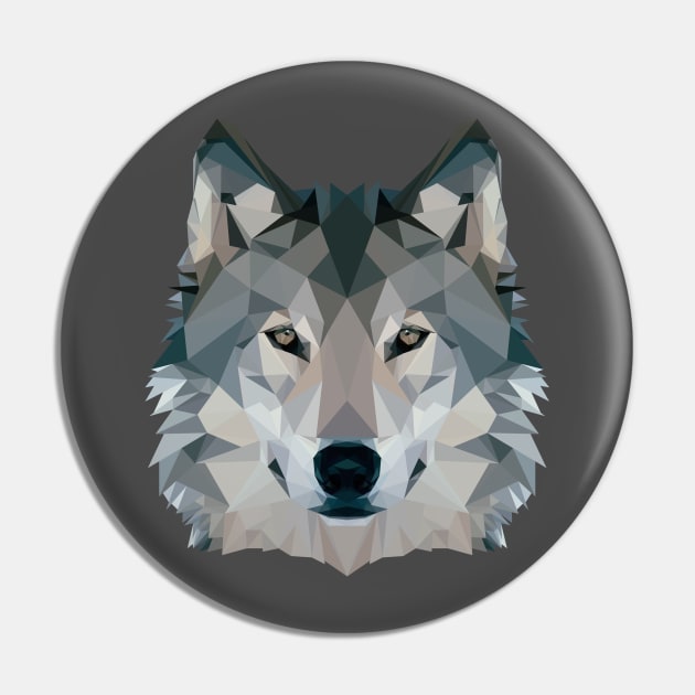 Wolf Pin by Edwardmhz