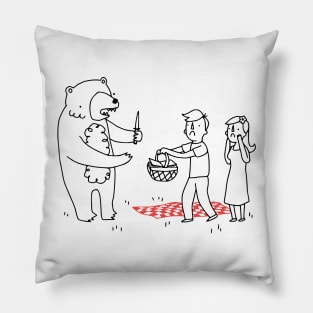 Picnic Bandit Pillow