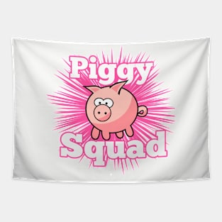 Piggy squad Tapestry