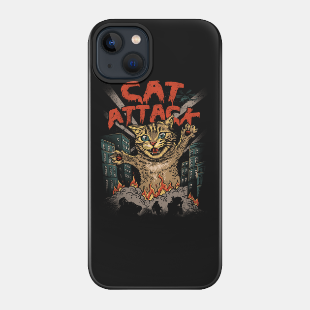 Cat Attack - Cats - Phone Case