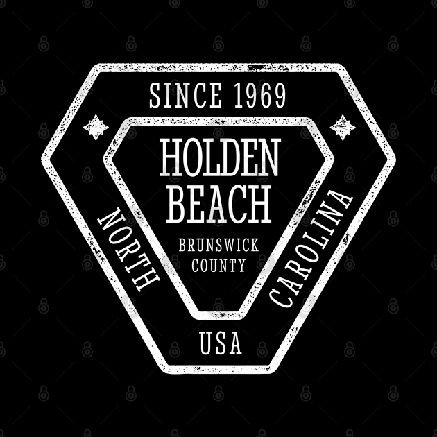 Holden Beach, NC Summertime Vacationing Sign by Contentarama