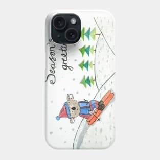 skiiing koala Phone Case