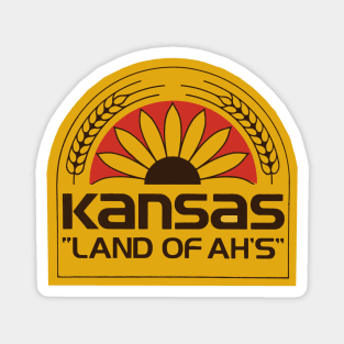 Kansas Land of Ah's 80s Magnet