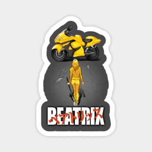 Beatrix motorbike Magnet