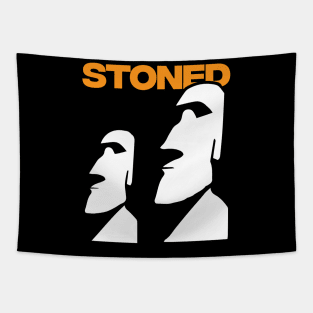 STONED MEME FUNNY BACK PRINT Tapestry