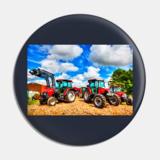 Brand New Red Tractors Pin