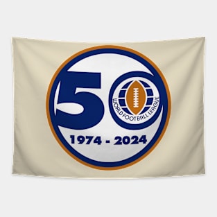 World Football League (1974-1975) 50th Anniversary Logo Tapestry