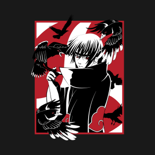 Anime character with crows T-Shirt