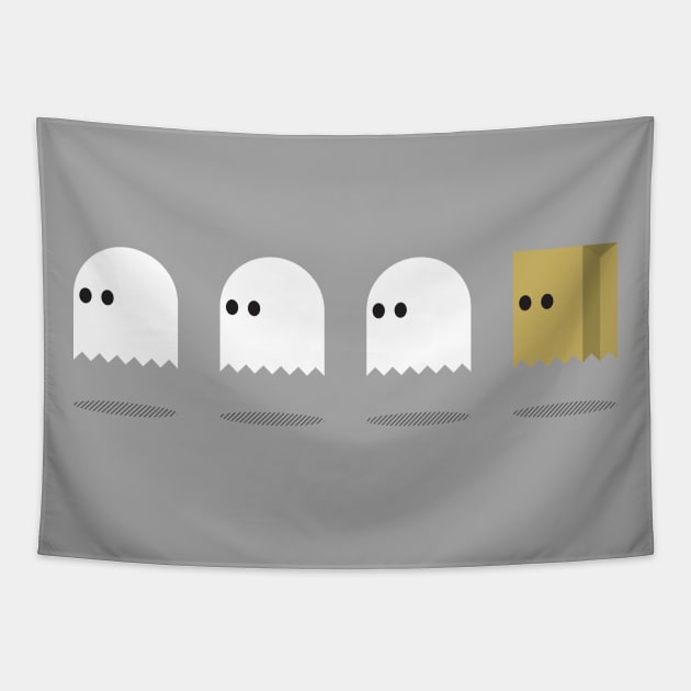 Ghosts Ugly Duckling Tapestry by vo_maria