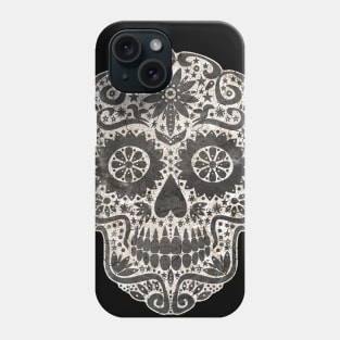 Gothic Day Of The Dead - Stars Sugar Skull 3 Phone Case