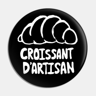 Croissant T Shirt Pin