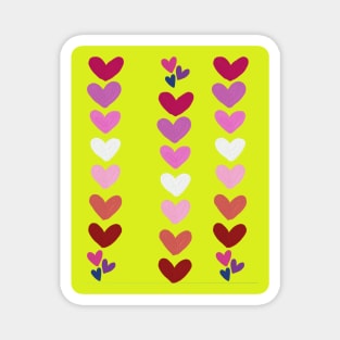 heart design colourfull Magnet