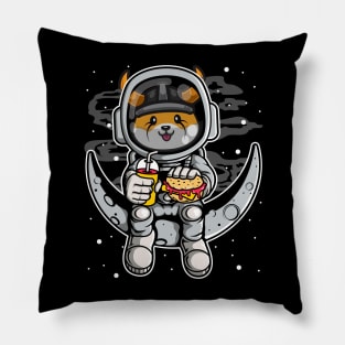 Astronaut Fastfood Floki Inu Coin Floki Army To The Moon Crypto Token Cryptocurrency Wallet Birthday Gift For Men Women Kids Pillow