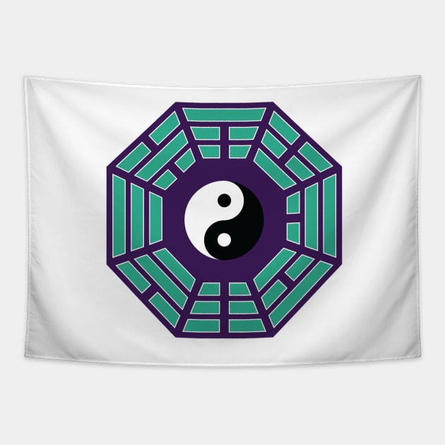 I Ching Yin Yang Tapestry by GalacticMantra